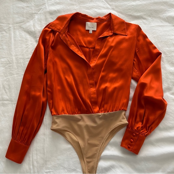 Cinq á Sept Carine Silk Blouse/Bodysuit - Picture 1 of 7
